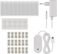 Emos ZIW269R GoSmart Lines RGBIC Dekorációs Lámpa készlet (9db / csomag) - Fekete