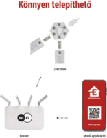 Emos ZIW269R GoSmart Lines RGBIC Dekorációs Lámpa készlet (9db / csomag) - Fekete