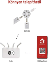 Emos ZIW249R GoSmart Lines RGBIC Dekorációs Lámpa készlet (9db / csomag) - Fehér