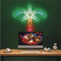 Emos ZIW249R GoSmart Lines RGBIC Dekorációs Lámpa készlet (9db / csomag) - Fehér