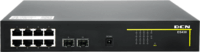 DCN ES430-10P-POE Fémházas 8+2-port Gigabit Switch