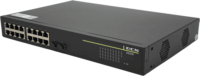 DCN ES430-18P-POE Fémházas 16+2-port Gigabit Switch