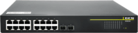 DCN ES430-18P-POE Fémházas 16+2-port Gigabit Switch