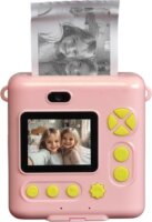 Denver KPC-1363 Hőnyomtatós Gyerek Digitális fényképezőgép 20MP / FullHD - Rózsaszín unikornis mintás