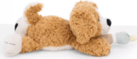 Nici Fekvő kutyus kacsával plüssfigura 30cm - Barna