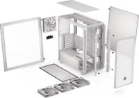 Endorfy ARX 700 ARGB Midi Torony Számítógépház + 4db 140mm ARGB Ventilátr - Fehér