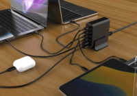 Gembird TA-UC-2A4C 2x USB-A / 4x USB-C Gan Hálózati Gyorstöltő Adapter 75W - Fekete