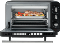 Adler AD 6029 kompakt Elektromos mini sütő 14L 1200 Watt - Fekete