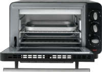 Adler AD 6029 kompakt Elektromos mini sütő 14L 1200 Watt - Fekete