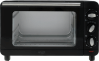 Adler AD 6029 kompakt Elektromos mini sütő 14L 1200 Watt - Fekete