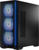 Modecom Horizon Flow ARGB Midi Torony Számítógépház + 3db 140mm / 1db 120mm ventilátor - Fekete
