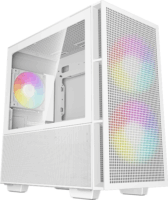 DeepCool CH360 Mini Torony Számítógép + 2db 140mm, 1db 120mm ARGB ventilátor - Fehér