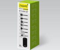 Maestro MR-1542-BLACK Konyhai eszköz készlet tartóval (8 részes) - Fekete