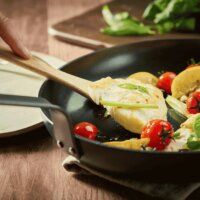 De Buyer DB8220-32 Ceranoa Univerzális serpenyő 32cm - Fekete