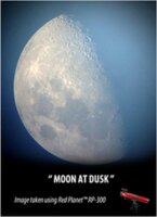 Carson RP-300 114mm Csillagászati Refraktor teleszkóp - Piros