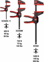 Bessey EZ360S-11SET Egykezes Szorító szerszám