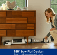 Tineco Floor One S6 Stretch Akkus porzsák nélküli Felmosó porszívó - Fekete / Fehér