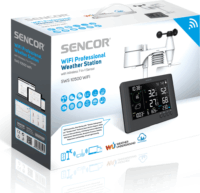 Sencor SWS 10500 WIFI Meteorológiai állomás - Fekete