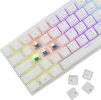 White Shark Wakizashi-2 Mechanikus Blue Switch Vezetékes Gamer Billentyűzet ENG - Fehér