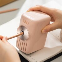 Deli Music Zenélő asztali hegyezőgép - Fehér / Fekete / Rózsaszín