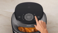 Philips NA322/00 Ovi Mini AirFryer Forrólevegős sütő 4,2L 1400 Watt - Fekete / Arany