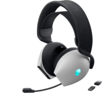 Dell 545-BBFV Alienware Tri-Mode Wireless Gamer Fejhallgató Headset - Fehér