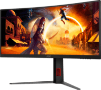 AOC 34" CU34G4 21:9 3440x1440 VA Ívelt Gaming Monitor - Fekete