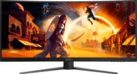 AOC 34" CU34G4 21:9 3440x1440 VA Ívelt Gaming Monitor - Fekete