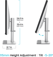 BenQ 32" MA320U 16:9 4K UHD IPS Professzionális MacBook Monitor - Fekete/Ezüst