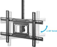 Manhattan Full-Motion 37"-80" LCD TV / Monitor Mennyezeti Tartó Konzol - Fekete