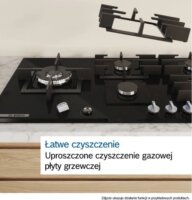 Bosch PRB3A6I40 Beépíthető 2 zónás Gáz Főzőlap - Fekete