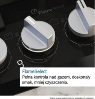 Bosch PRB3A6I40 Beépíthető 2 zónás Gáz Főzőlap - Fekete