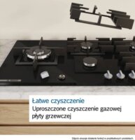 Bosch PPM9A6I40 Beépíthető 5 zónás Gáz Főzőlap - Fekete