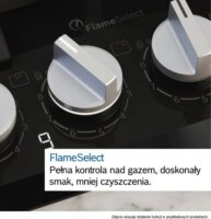 Bosch PPM9A6I40 Beépíthető 5 zónás Gáz Főzőlap - Fekete