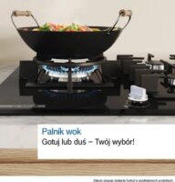 Bosch PPM9A6I40 Beépíthető 5 zónás Gáz Főzőlap - Fekete