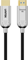 Unitek C11092ASL01 HDMI - HDMI 2.0 4K 60Hz Optikai Kábel 20m - Fekete