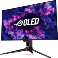 Asus 32" PG32UCDMZ RoG Swift 16:9 QHD OLED Gaming Monitor - Fekete