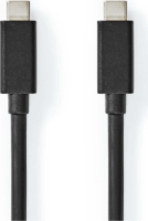 Nedis CCGL64020BK10 USB-C apa - USB-C apa 3.2 Adat és töltő Kábel 1m - Fekete