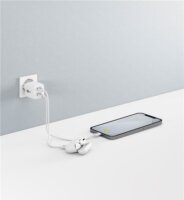 Goobay 75334 Dual Nano USB-C GaN Hálózati Gyorstöltő Adapter Készlet 35W - Fehér (2 darabos)