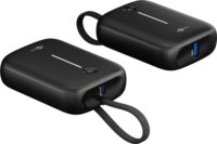 Goobay 76251 Powerbank integrált kábellel USB-C 10000mAh 20W - Fekete