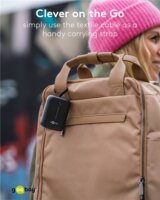 Goobay 76251 Powerbank integrált kábellel USB-C 10000mAh 20W - Fekete