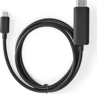 Nedis CCGL64655BK10 USB Type-C apa - HDMI apa Átalakító Adapter