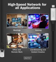 Digitus AK-300601-030-S USB-C 3.2 - S/FTP Patch Kábel 3m - Fekete