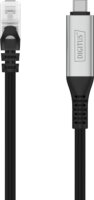 Digitus AK-300601-050-S USB-C 3.2 - S/FTP Patch Kábel 5m - Fekete