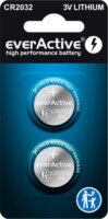 EverActive Lítium Gombelem CR2032 (2db/csomag)