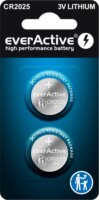 EverActive Lítium Gombelem CR2025 (2db/csomag)