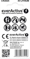 EverActive Lítium Gombelem CR2025 (2db/csomag)