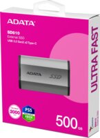 Adata 500GB SD810 USB 3.2 Külső SSD - Ezüst