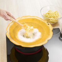 Charles Viancin Citrus Kiömlésgátló Szilikon fedő 30 cm - Narancssárga