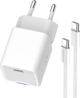 ColorWay 054PDC USB-C Hálózati gyorstöltő szett 30W - Fehér